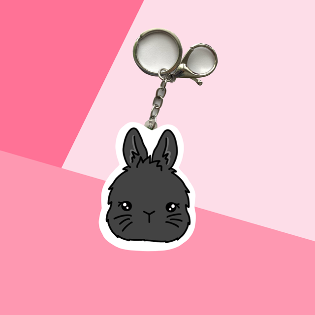 BUNNY keychain - Black