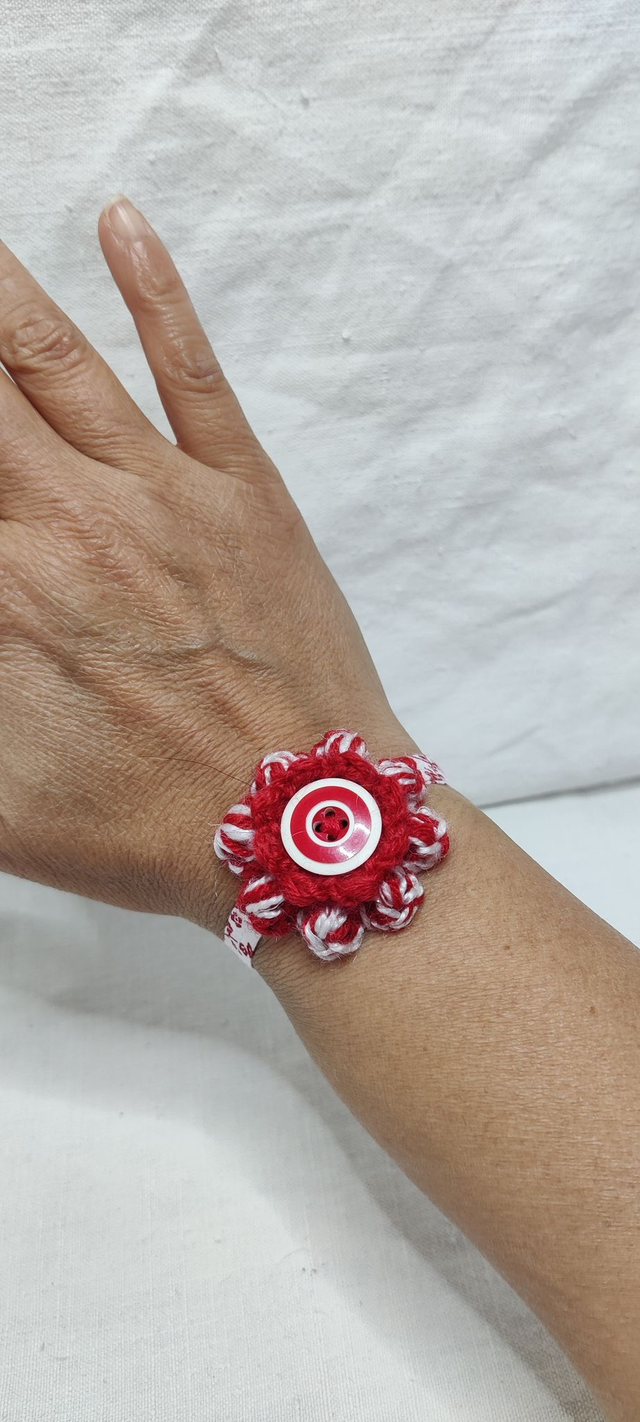 Bracelet Renaissance Rouge et Blanc