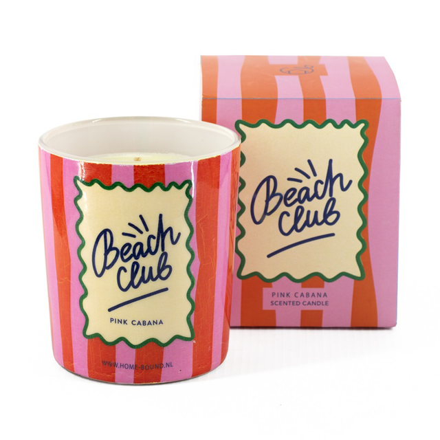 Geurkaars pink cabana