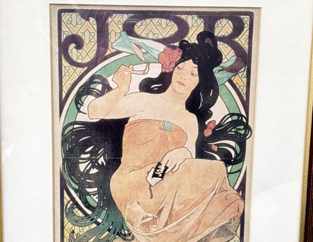 Alfons Mucha Werbebild Art Nouveau 