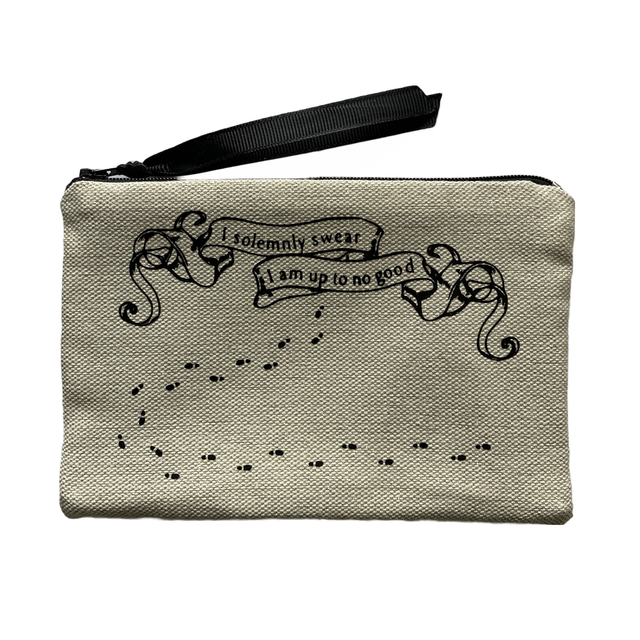 Petite Pochette inspiration Harry Potter: Carte du Maraudeur