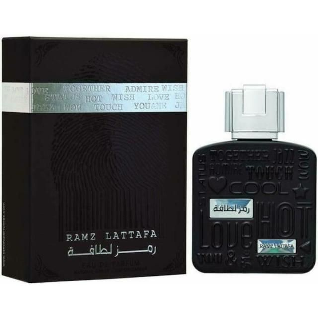 Lattafa Ramz Silver For Unisex Eau De Parfum Spray, 3.4 Ounce 100 Ml