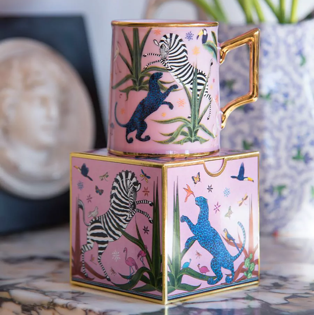 Tasse Jungle rose 