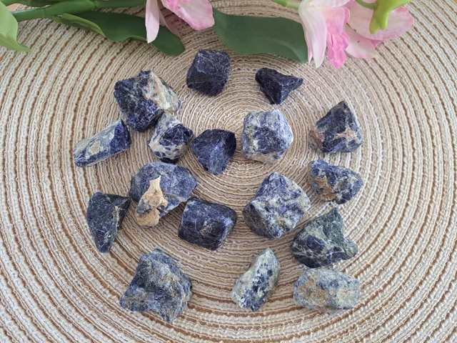Pierre brute sodalite