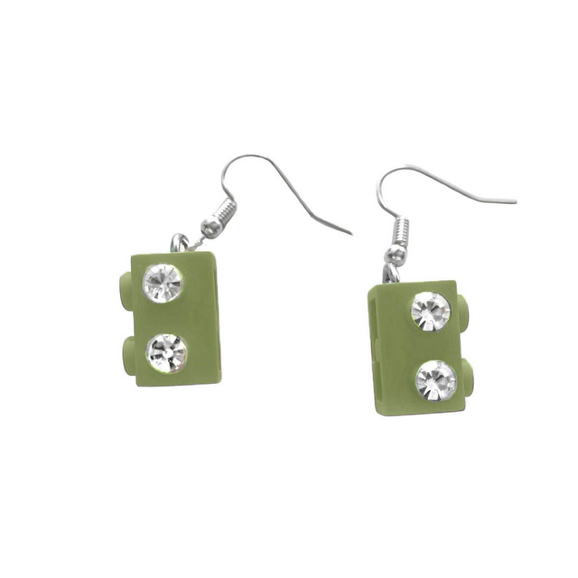 1x2 brick with two "diamonds" earrings