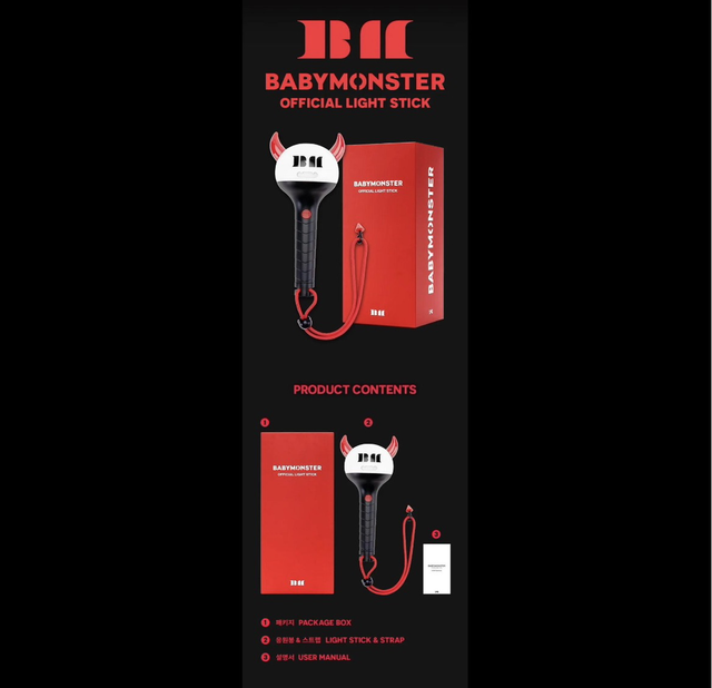 👹 BABYMONSTER - OFFICIAL LIGHTSTICK ✨