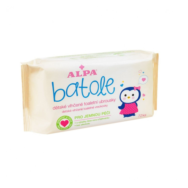 BATOLE detské vlhčené vreckovky 72 ks