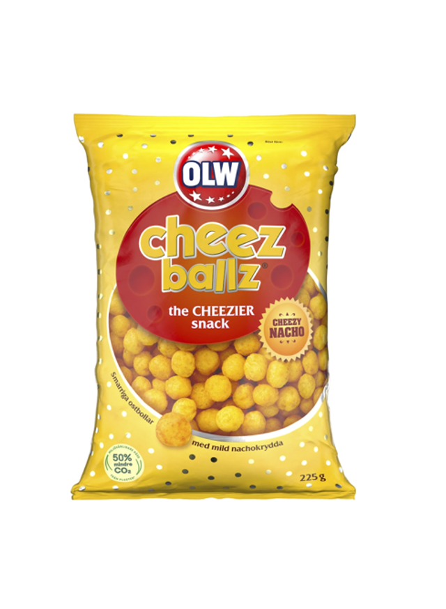 OLW Cheez Ballz Nacho Cheese - 175g