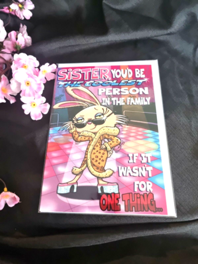 SISTER JOKE HUMOUR FUNNY HUMOUROUS