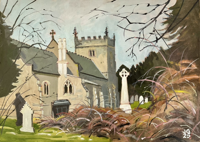 St Peter’s from Howl footpath.