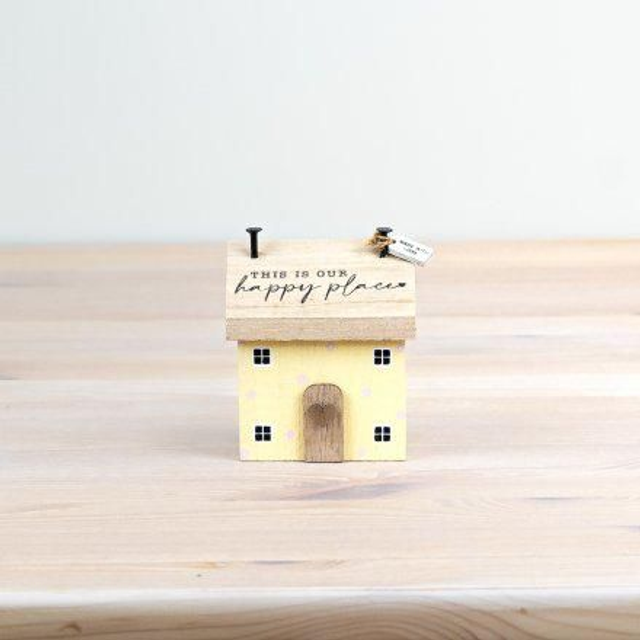 Yellow Happy Place House, 8.5cm