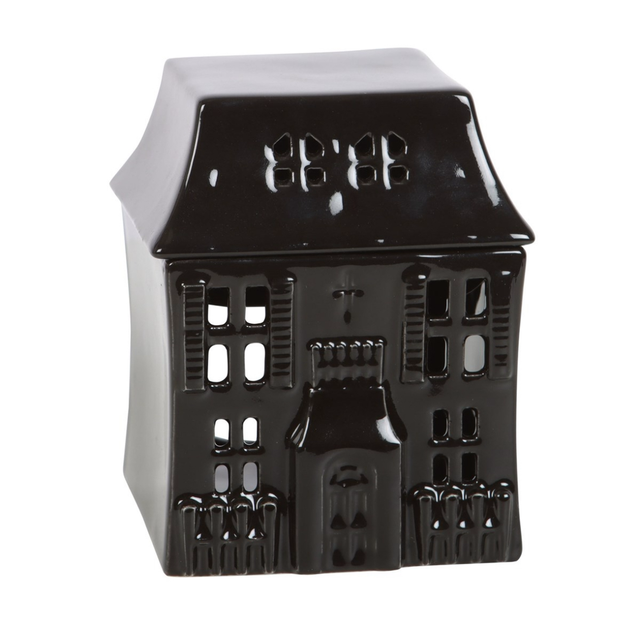 🎃 Haunted House Oil Burner – Gothic Halloween Wax &amp; Fragrance Oil Warmer