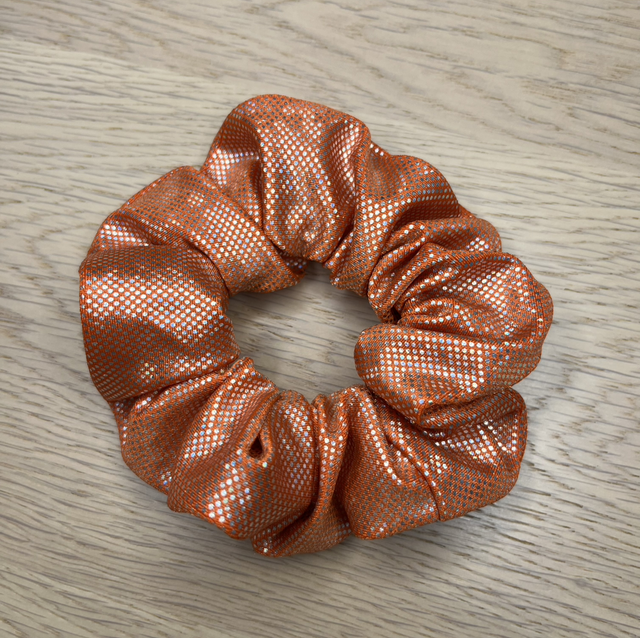 Oranssi glitter hiusdonitsi