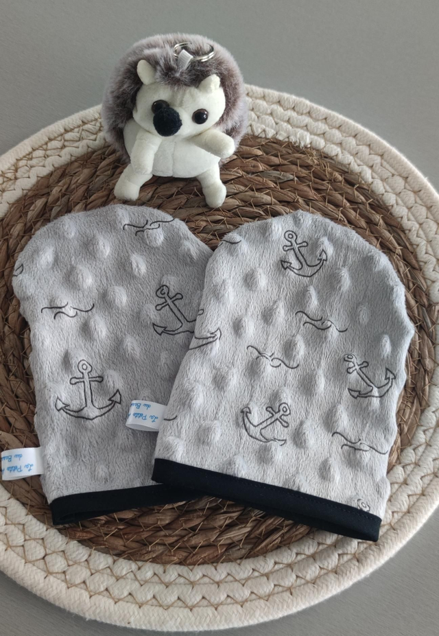 Gants grand minky X2 ancre 