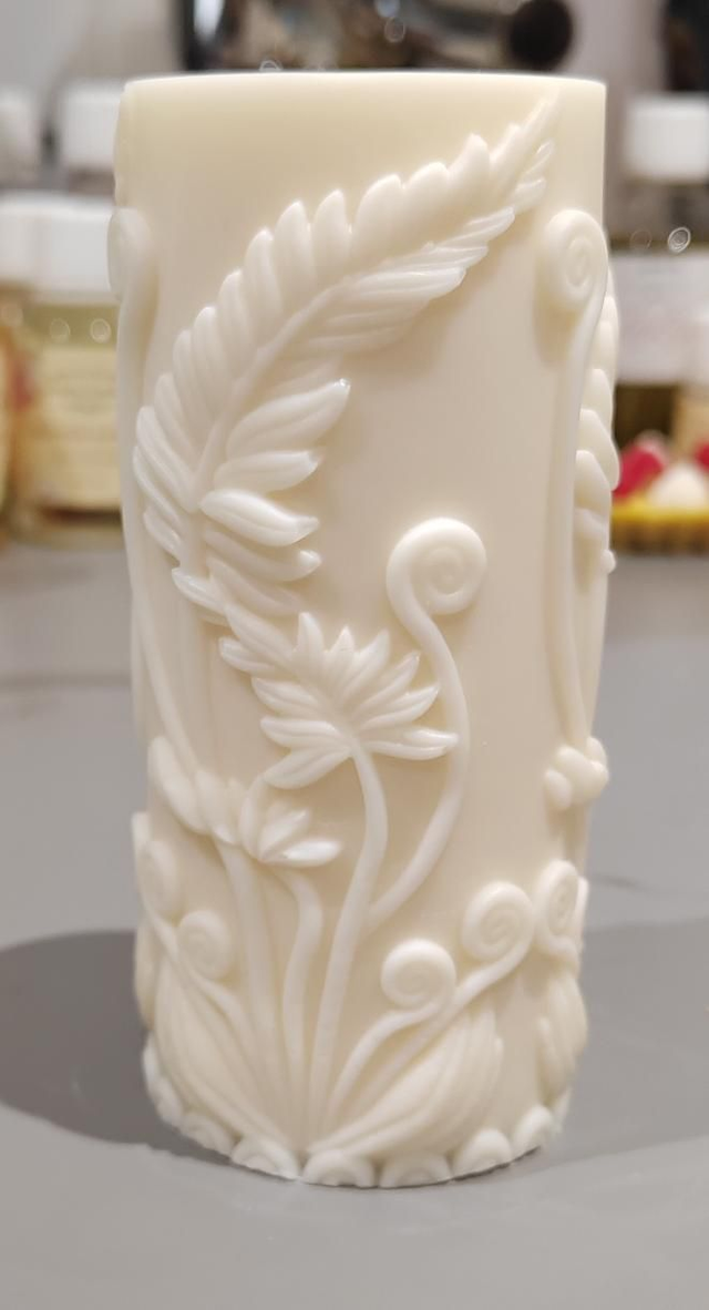 Bougie fleur 15cm fleur d&#039;oranger 