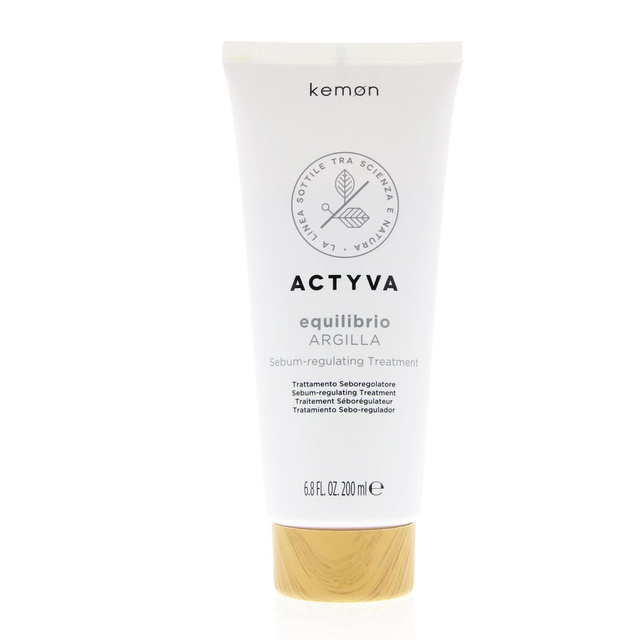 Kemon Actyva Equilibrio Argilla Sebum-Regulating Treatment, 200 ml
