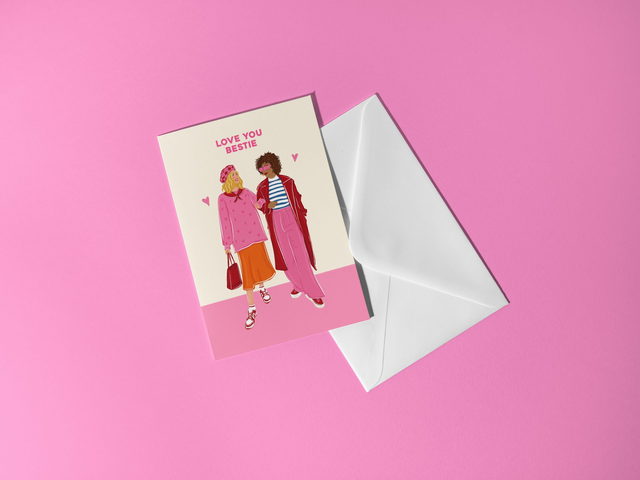 Love You Bestie Card