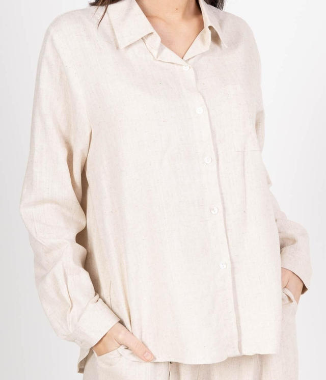 Chemise beige