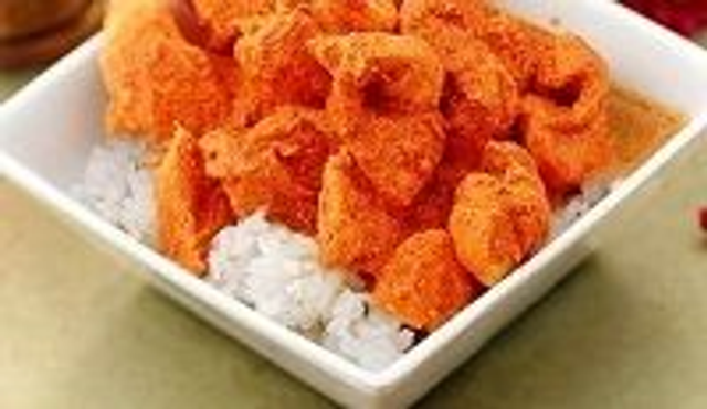 Tandoori  au poulet + riz blanc