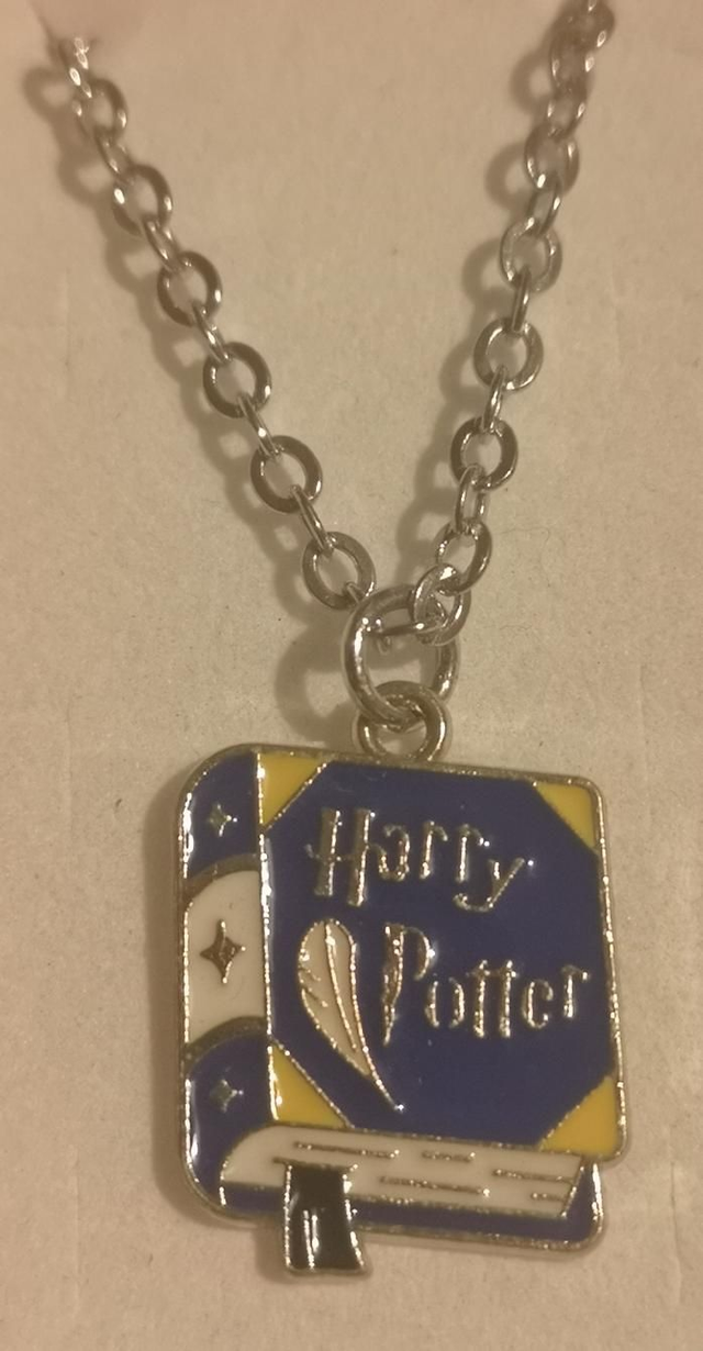 Harry Potter Themed Ravenclaw Book Pendant Necklace. 
