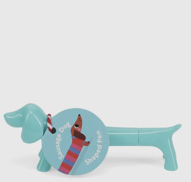 sausage dog pen blue