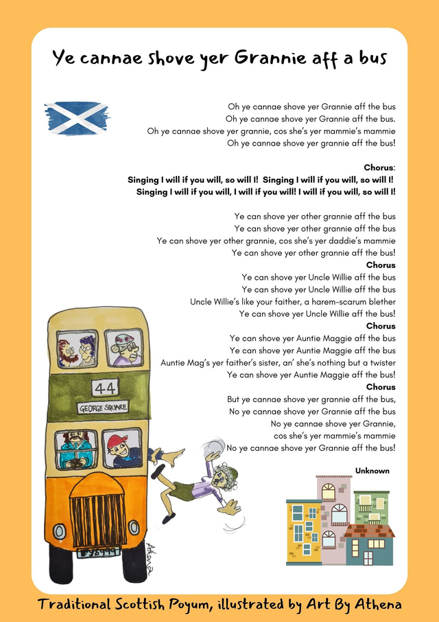 Traditional Scottish Poyum: Ye Cannae Shove Yer Grannie