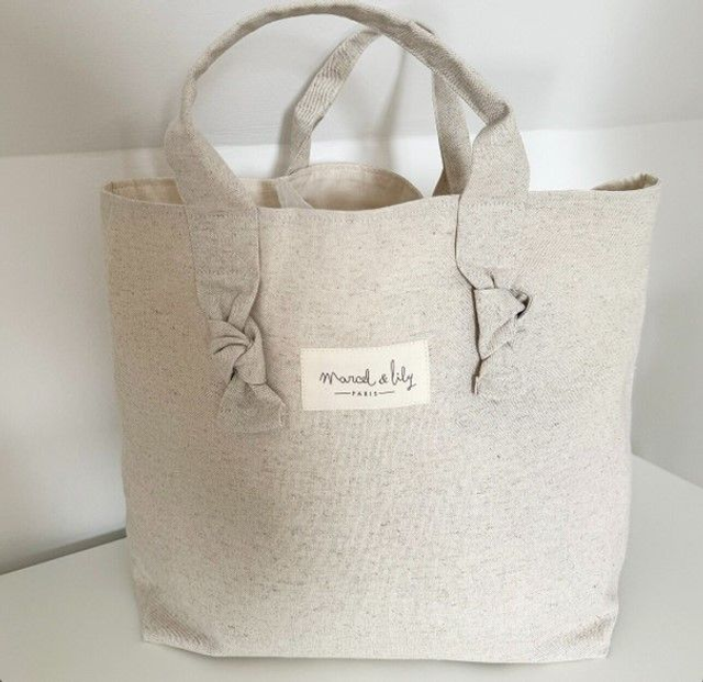 City Bag Coton - Sable - MARCEL &amp; LILY