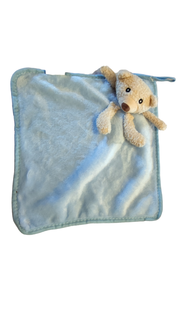 Doudou nounours bleu