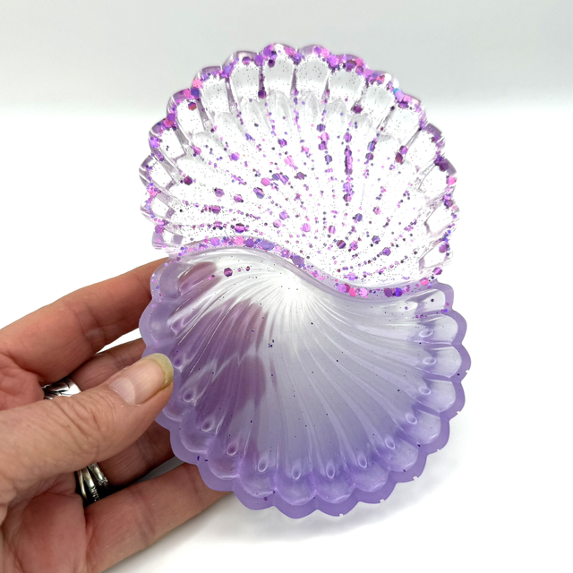 Double vide poche ondulations mauve avec défauts 