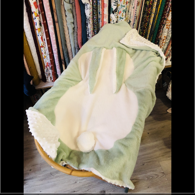 Plaid silhouette lapin 