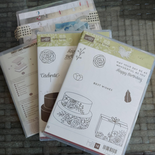 Cake Soiree Stamp/Die/Embellishment bundle