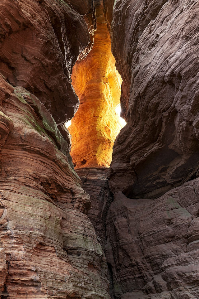 Das Felsenglühen - Ein Naturschauspiel auf dem Altschlossfelsen