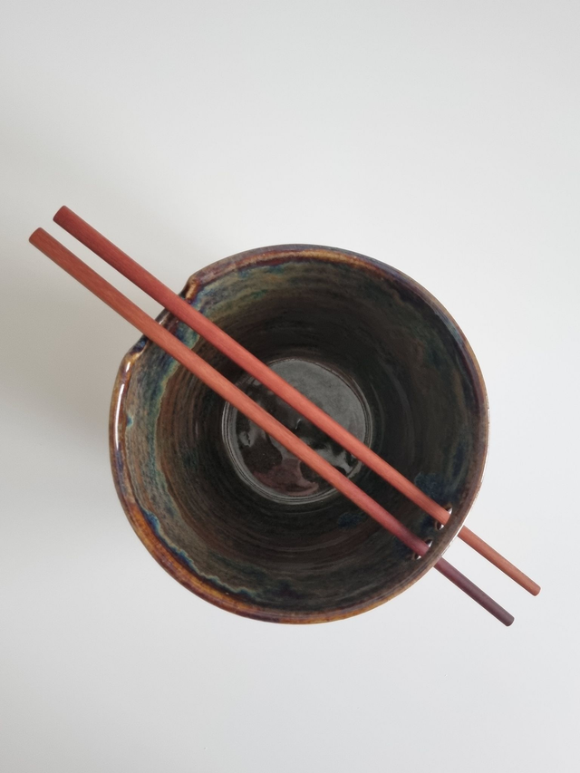 Small Ramen bowl in tenmoku