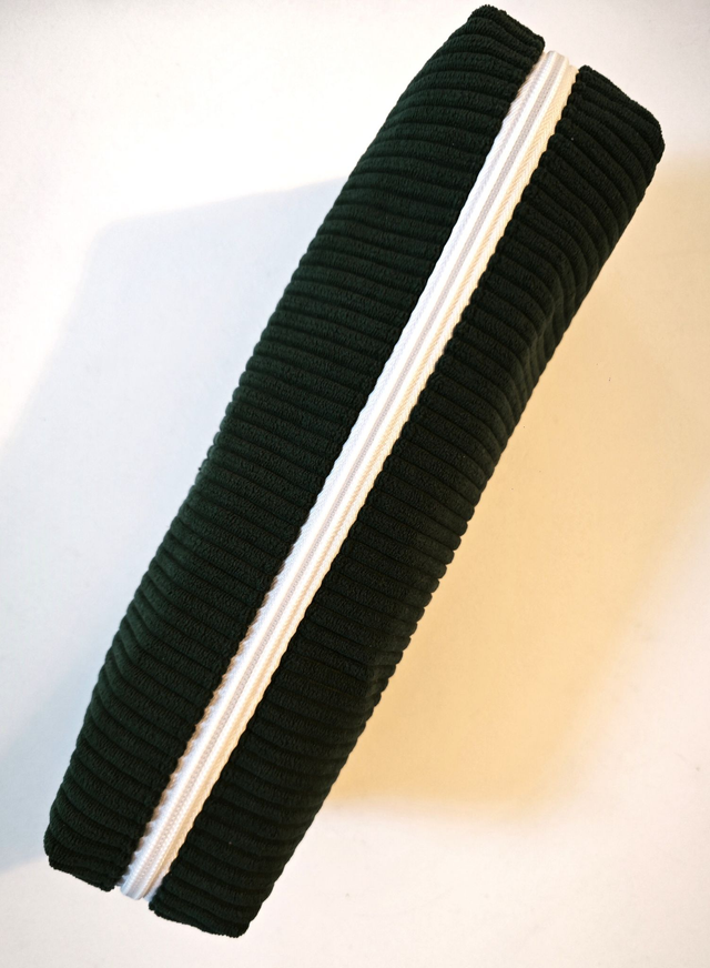 Trousse velours verte longue