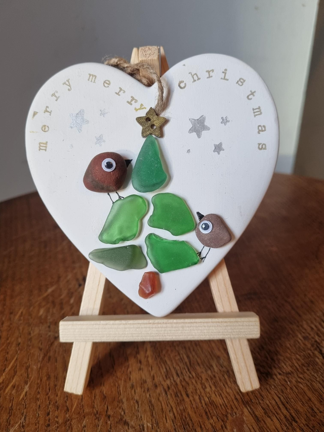 Ceramic decoration - 'merry merry Christmas'