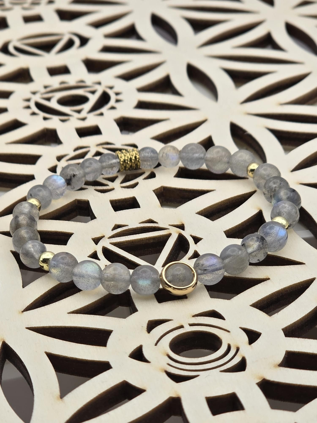 Bracelet Labradorite 0,6 cm