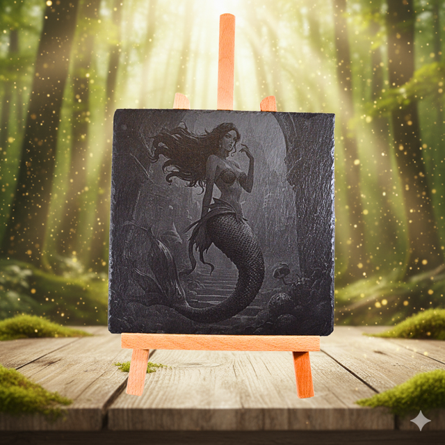 Sirène Ardoise 25x25cm