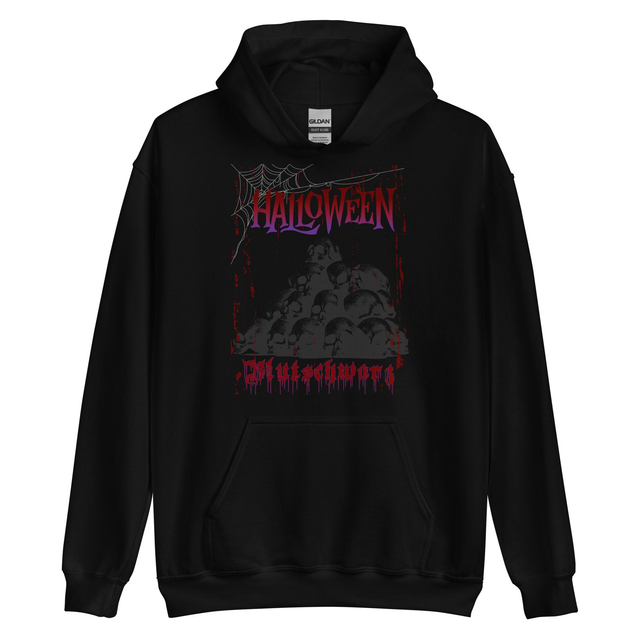 Unisex Hoodie - Halloween Skull Pile