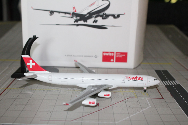 Swiss A340-300, Spez. Modell Swiss, 1:400