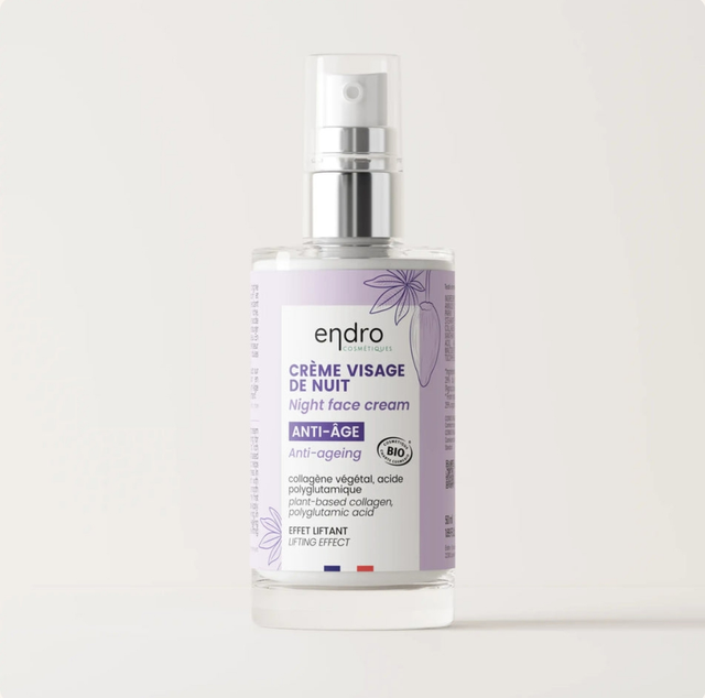 Crème Visage de Nuit Régénérante au Collagène Endro - 50ml