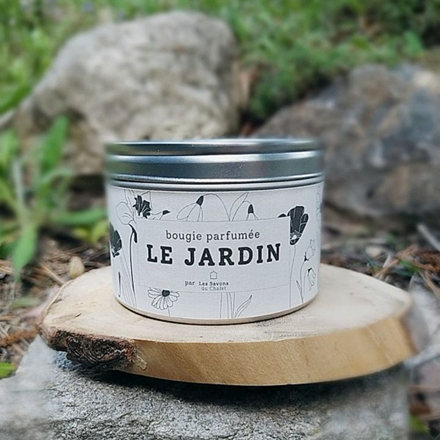 Bougie végétale parfumée LE JARDIN
