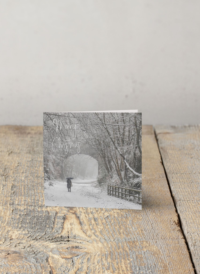 "Winter Along The Trans Pennine Trail" Christmas Card  
