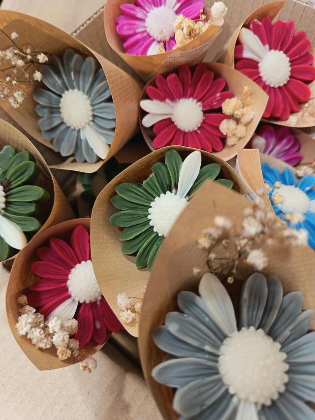 Fleur fondant sur tige