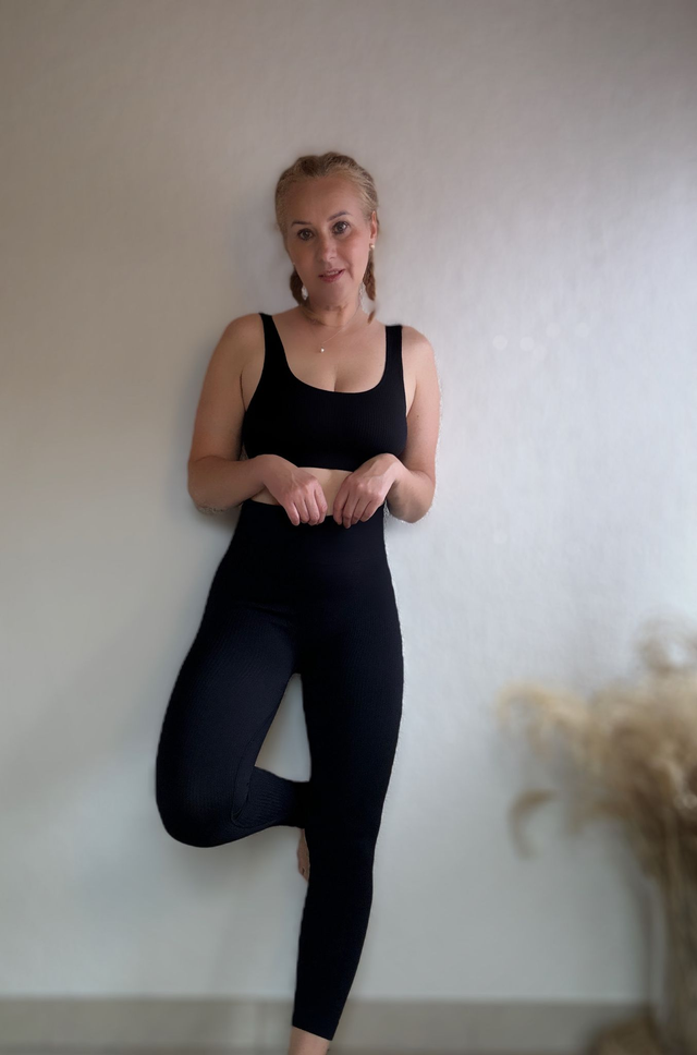 Geripptes Sport-Set Sia