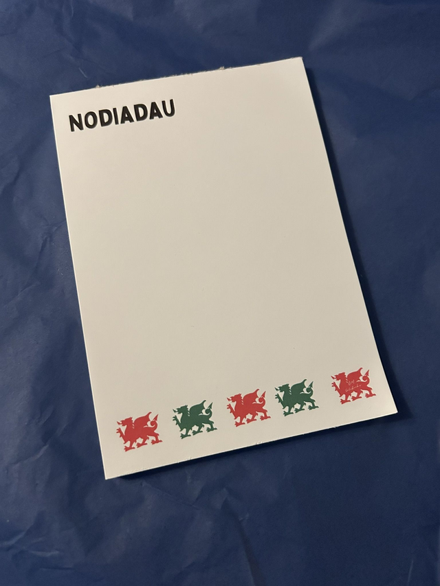 A6 Nodiadau Notepad