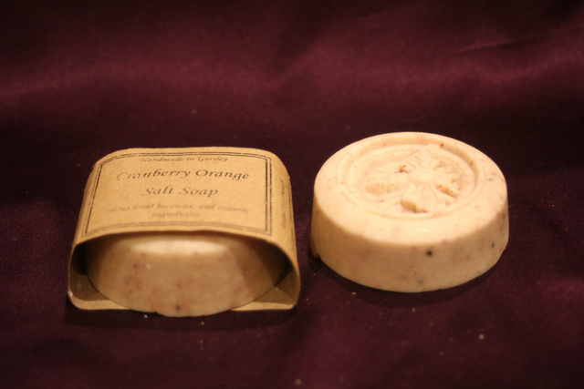 Cranberry Orange Salt Soap 