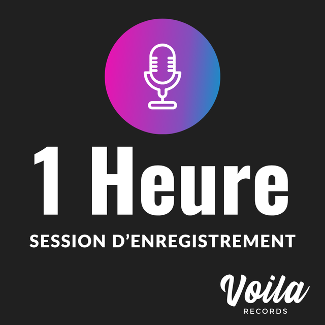 Session d’Enregistrement – 01 Heure | Voila Records