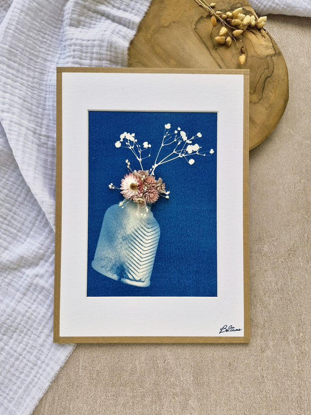 Cyanotype - Éclat de verre #3