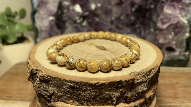 Bracelet JASPE PAYSAGE 6mm