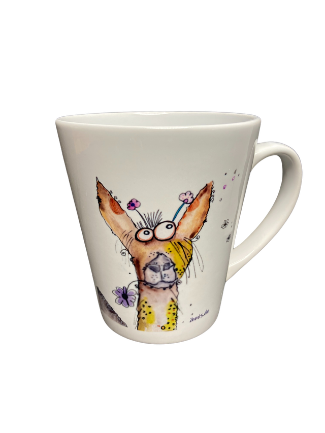 Konische Keramiktasse "Alpaka"